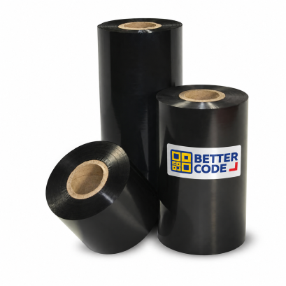 ริบบอนบาร์โค้ด Wax Wax-Resin Resin พร้อมโลโก้ Better Code