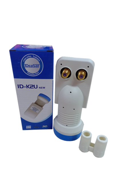 LNBF KU-BAND IDEA SAT ID-K2U NEW 2 ขั้ว