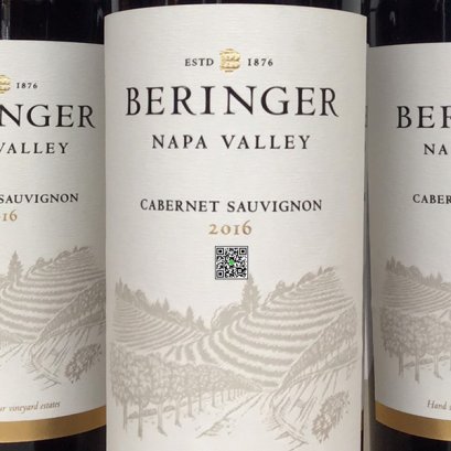 ไวน์แดงจาก สหรัฐอเมริกา-Beringer Napa Valley Cabernet Sauvignon 2016 (12 ขวด)1-ลัง