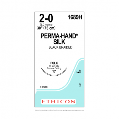 ไหม PERMA-HAND Silk 2-0 1689H 30'' (75cm)