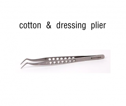 cotton & dressing plier ที่หหยิบสำลี หรือผ้าก๊อซ
