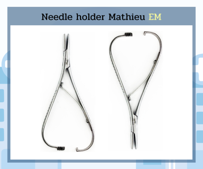 Mathieu Needle Holder  คีมจับเข็มเย็บแผล ยี่ห้อ EM