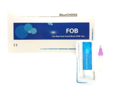 ชุดตรวจหาเลือดแฝงในอุจจาระ FOB Cassette ยี่ห้อ BlueCross (25 test/box)