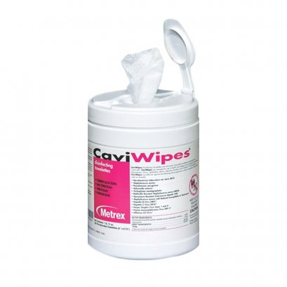แผ่นเช็ดทำความสะอาดและฆ่าเชื้อพื้นผิว CaviWipes™ (160แผ่น/กระปุก)