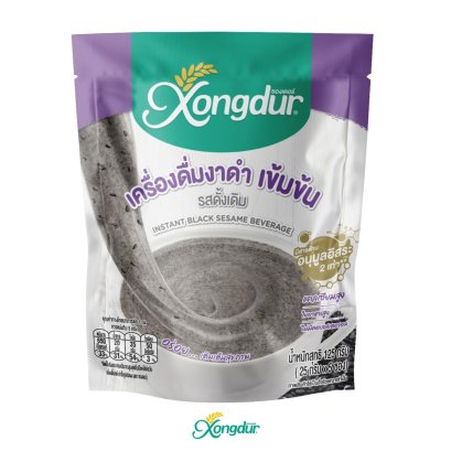 เครื่องดื่มงาดำ เข้มข้น รสดั้งเดิม แบบแพ็ค (บรรจุ 5 ซอง) Xongdur (ซองเดอร์)