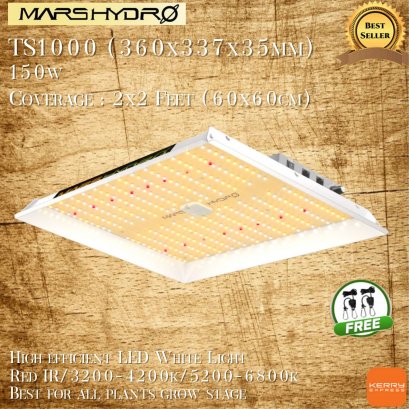 MARS HYDRO TS1000 Quantum Boards ไฟปลูกต้นไม้ LED Grow Light Full Spectrum with IR Grow Lamps for Hydroponic Growing Tent