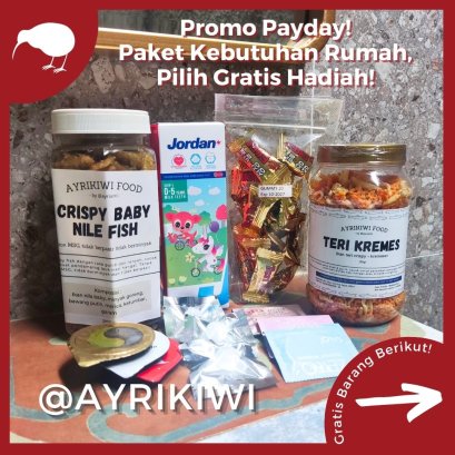 Promo Payday! Paket Kebutuhan Rumah, Pilih Gratis Hadiah!