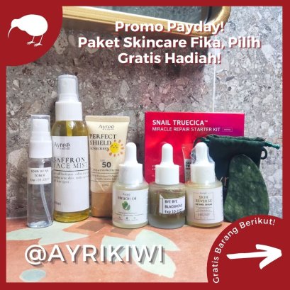 Promo Payday! Paket Skincare Fika, Pilih Gratis Hadiah!