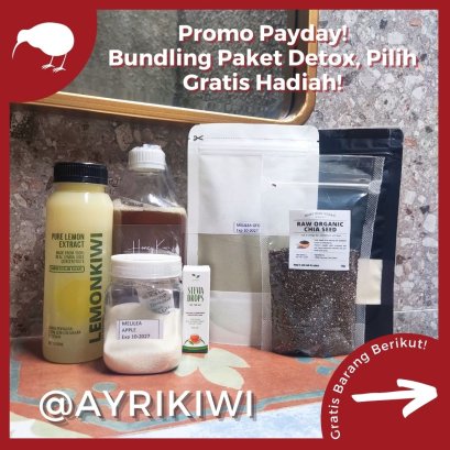 Promo Payday! Bundling Paket Detox, Pilih Gratis Hadiah!