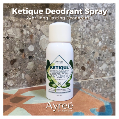 Ketique Deodorant Spray - BODY ODORIZER EXTRA WHITENING / PENGGANTI DEODORANT / BAU KETIAK / BAU BADAN BARU 2023