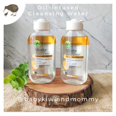 Oil Infused Micellar Water (125ml, 50ml, dan Kapas)