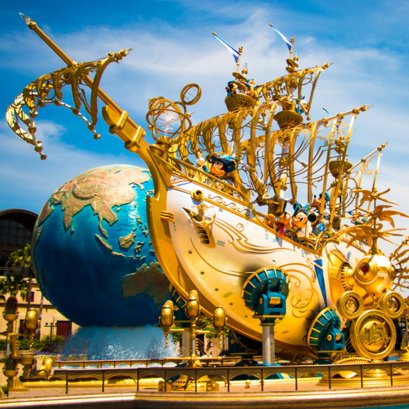 บัตรเข้าสวนสนุกโตเกียวดิสนีย์ซี (Tokyo Disney Sea) แบบ 1 วัน