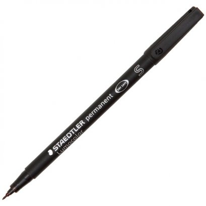 ปากกาเขียนแผ่นใส Staedtler S 0.4 มม. สีดำ