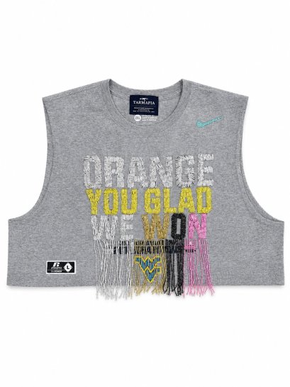 Winggle crop  Orange