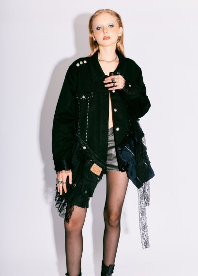 Ruffle LAYER BLAZER -09