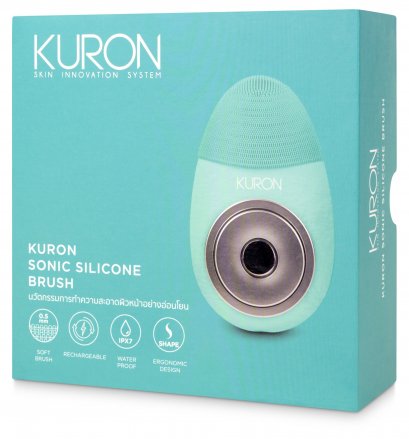KURON SONIC SILICONE BRUSH (Green) แปรงล้างหน้าซิลิโคน - KU0227