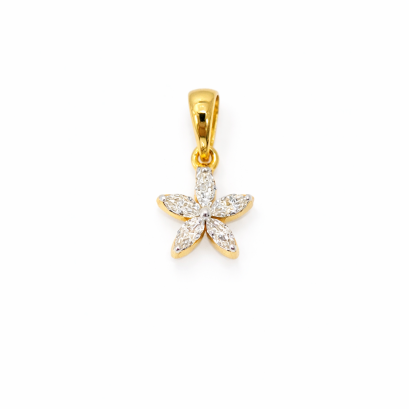 Pendents 18K  Yellow Gold with Diamond