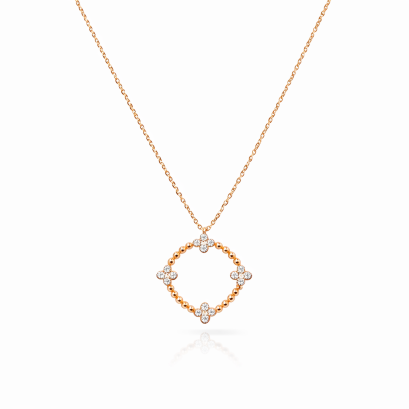 Pendents 18K Rose Gold with Diamond