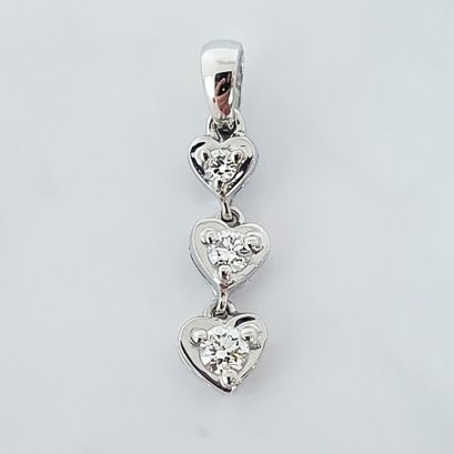 Pendents 18K White Gold with Diamond
