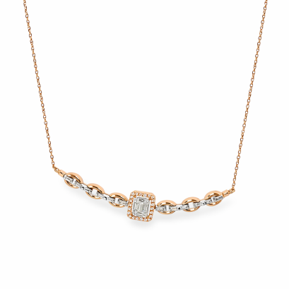 Pendants 18K  Gold with Round Diamond