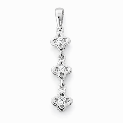 Pendents 18K White Gold with Diamond