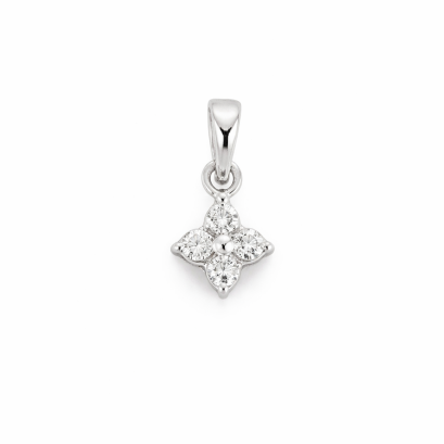 Pendents 18K White Gold with Diamond