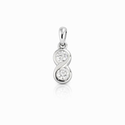 Pendents 18K White Gold with Diamond