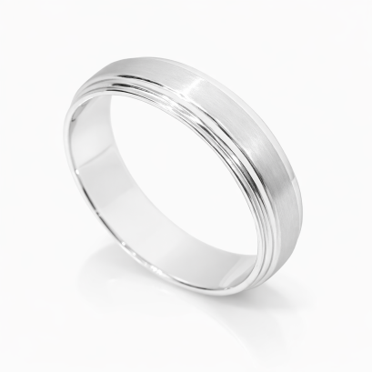 Ring 9K  White gold  no diamond