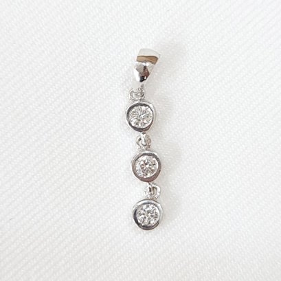 Pendents 18K White Gold with Diamond