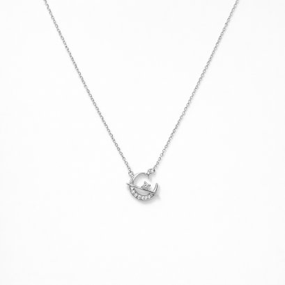 Pendents 18K White Gold with Diamond