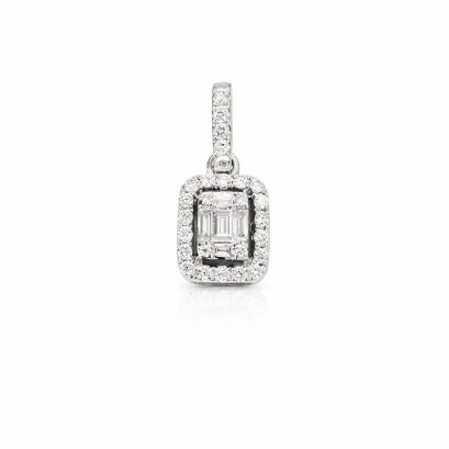 Pendents 18K White Gold with Diamond