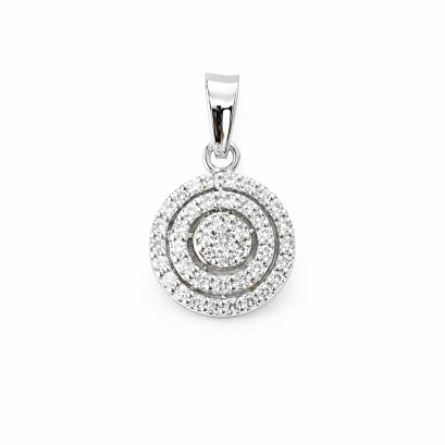 Pendents 18K White Gold with Diamond