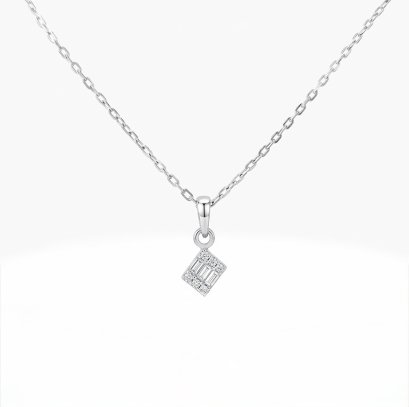 Pendents 18K White Gold with Diamond