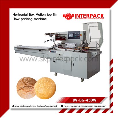 Horizontal Box Motion top film  Flow packing machine