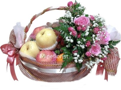 กระเช้าผลไม้F018