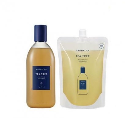 aromatica Tea Tree Purifying Shampoo 400ml+refill400ml