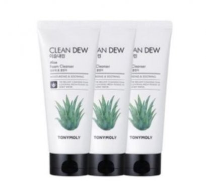 TONYMOLY Clean Dew Foam Cleanser [Aloe] 180mlx3ea