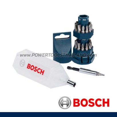 ชุดไขควงมือพร้อมดอกไขควง 25 ชิ้น Blue Big Bit BOSCH Screwdriver bit set (2607017404)