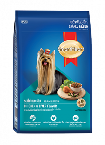 Smart Heart สุนัขพันธุ์เล็ก รสไก่และตับ [20kg]