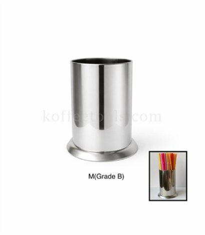 โถสแตนเลสใส่หลอด size M เกรด B