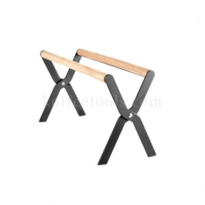 ฐานรองดริปกาแฟโครงเหล็กพับได้ สีดำ