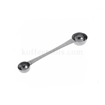 ช้อนตวงสแตนเลส 2 หัว 20 cm (5 ml /15 ml)