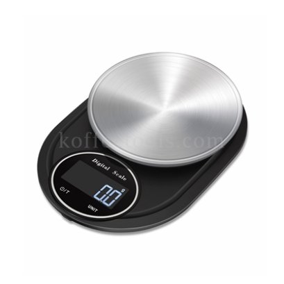 เครื่องชั่งดิจิตอลสีดำ (0.1/5000g)