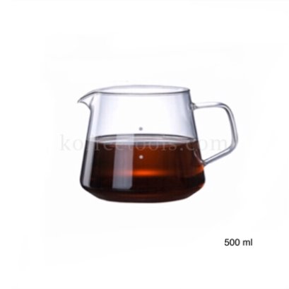 โถแก้วรองกาแฟดริป 500 ml