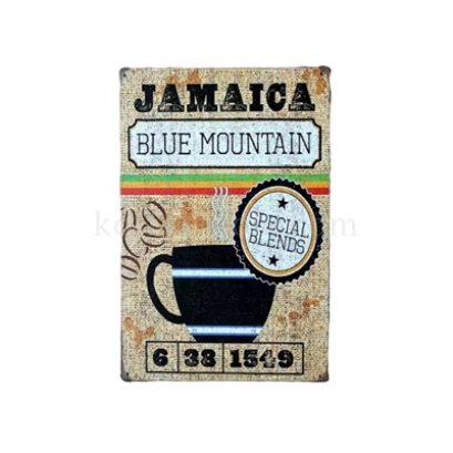 ป้ายสังกะสี Jamaica blue mountain