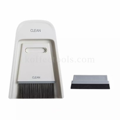 แปรงทำความสะอาด 2 in 1 ทั้งแห้งและเปียก สี white gray