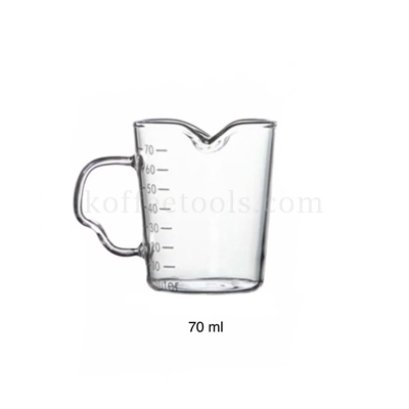 แก้วตวงกาแฟ Twin spout 70 ml