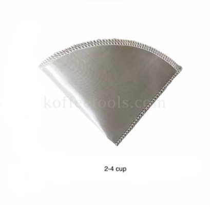 แผ่นกรองสแตนเลสv60 ขนาด 02 (2-4 cup)