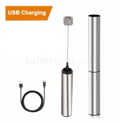 เครื่องตีฟองนมมือถือสแตนเลส USB