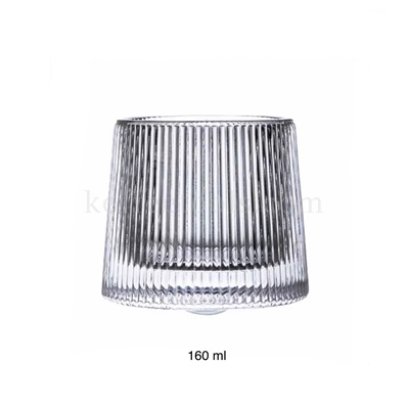 แก้ววิสกี้หมุนลายแถบ 160 ml